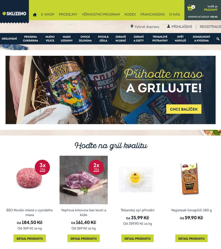 Italské potraviny lze pořídit v e-shopu Sklizeno.
